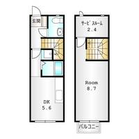 群馬県高崎市菅谷町(一戸建)の賃貸物件の間取り