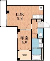 大阪府大阪市西成区鶴見橋1(マンション)の賃貸物件の間取り