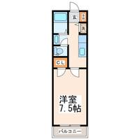 フローラハイツ水前寺の間取り
