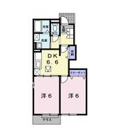 プラティーヌ総社Bの間取り