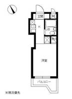 スカイコート綱島第2の間取り