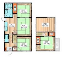 茨城県取手市台宿2(一戸建)の賃貸物件の間取り