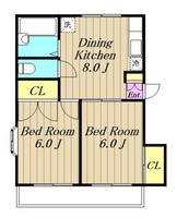 富隆ハイツの間取り