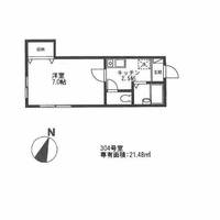 東京都北区滝野川2(マンション)の賃貸物件の間取り