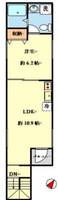 東京都中野区本町5(アパート)の賃貸物件の間取り