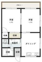 千城台東4丁目アパートの間取り