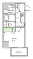 大阪府大阪市北区豊崎4(マンション)の賃貸物件の間取り