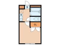 山口県岩国市錦見6(アパート)の賃貸物件の間取り
