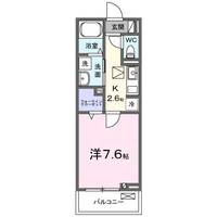 栃木県宇都宮市下荒針町(アパート)の賃貸物件の間取り