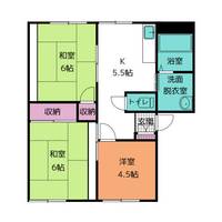 フレグランス南本郷Aの間取り