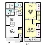 茨城県鹿嶋市大字平井(アパート)の賃貸物件の間取り