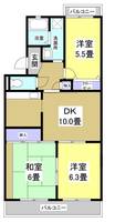 ボヌールの間取り
