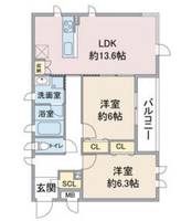 ソレーユ代官町の間取り