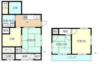 山口県岩国市南岩国町5(一戸建)の賃貸物件の間取り