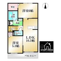 パークアクシスEAST Cの間取り