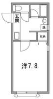 東京都港区赤坂4(アパート)の賃貸物件の間取り