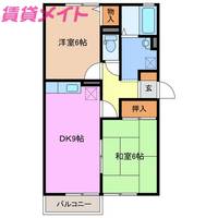 サン・セジュール Aの間取り