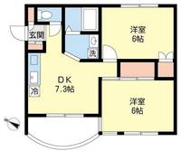 フラット穂留壽の間取り