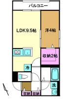 東京都立川市柴崎町3(アパート)の賃貸物件の間取り