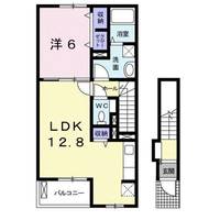 神奈川県高座郡寒川町倉見(アパート)の賃貸物件の間取り