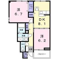 長野県上田市住吉(アパート)の賃貸物件の間取り
