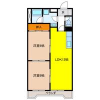 岐阜県岐阜市蔵前4(マンション)の賃貸物件の間取り