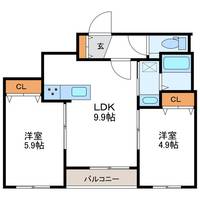 インフィニティN22E1の間取り