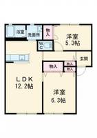 物件の間取り画像