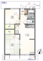 若葉ハイツの間取り