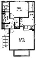 コンフォートルミナスAの間取り
