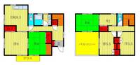 千葉県千葉市若葉区貝塚1(一戸建)の賃貸物件の間取り