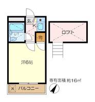 神奈川県横浜市金沢区寺前1(アパート)の賃貸物件の間取り