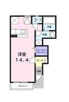 リバティーベル天神の間取り