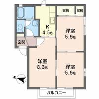 グリーンヒルズイズミの間取り