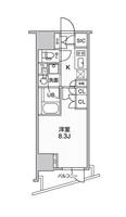 シーズンフラッツ大井町の間取り
