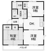 群馬県伊勢崎市中央町(アパート)の賃貸物件の間取り