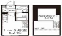 ハーミットクラブハウス白楽・岸根の間取り