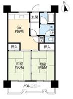 UR黄金二丁目の間取り