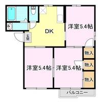 ラ・フォーレ泉Bの間取り