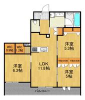 物件の間取り画像