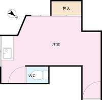 東京都渋谷区西原1(アパート)の賃貸物件の間取り