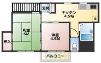 やよい荘C棟の間取り