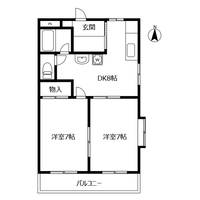 あべハイツIIの間取り