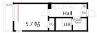 神奈川県横浜市西区老松町(アパート)の賃貸物件の間取り