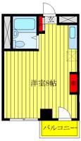 東京都荒川区西日暮里4(アパート)の賃貸物件の間取り
