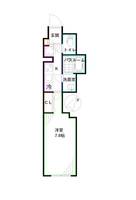 東京都杉並区和田2(マンション)の賃貸物件の間取り
