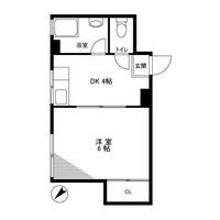 東京都江東区門前仲町2(マンション)の賃貸物件の間取り