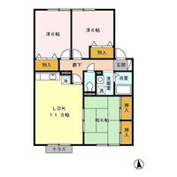 セジュール雅の間取り