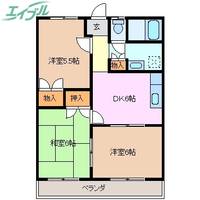 コウヨウ羽津ハイツの間取り