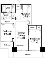 物件の間取り画像